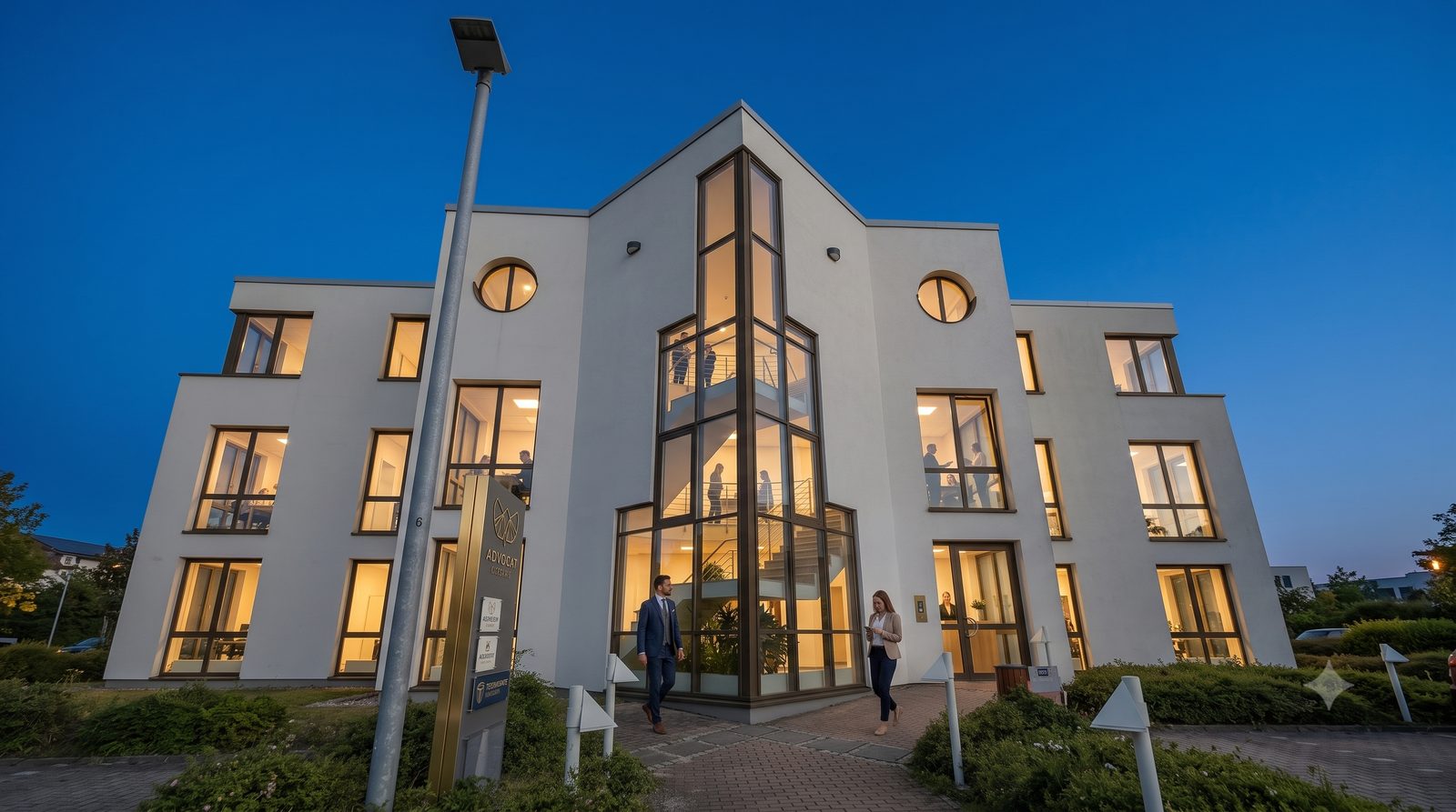 Moderne Business-Skyline als Sinnbild für Firmensitz-Standorte in Deutschland